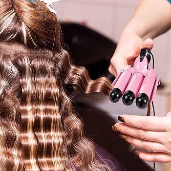 Hair Curler with Three Barrels