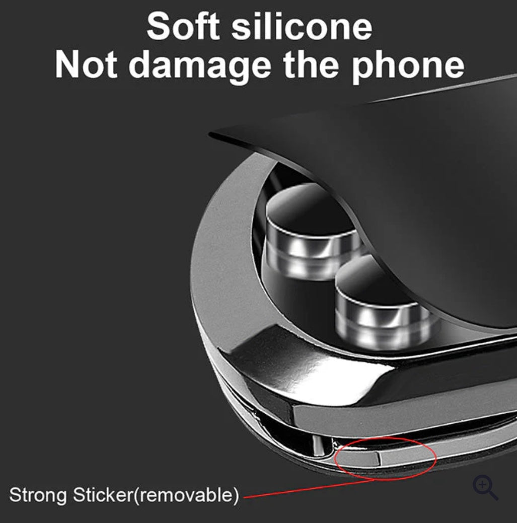 Magnetic car phone holder