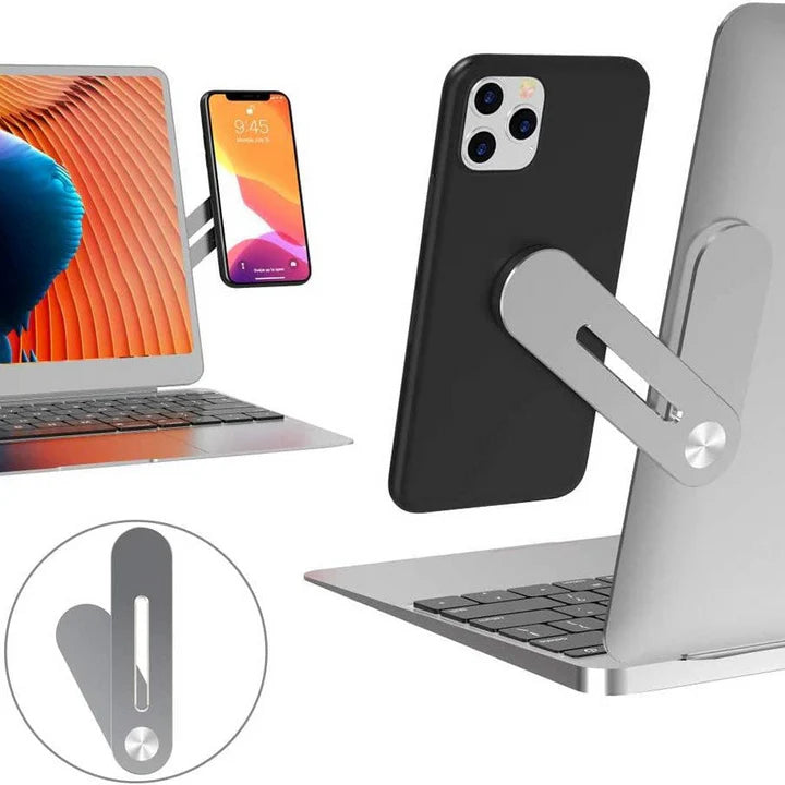 Magnetic Laptop Phone Holder