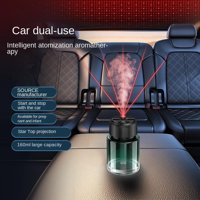 Car Humidifier Fragrance with Laser Light