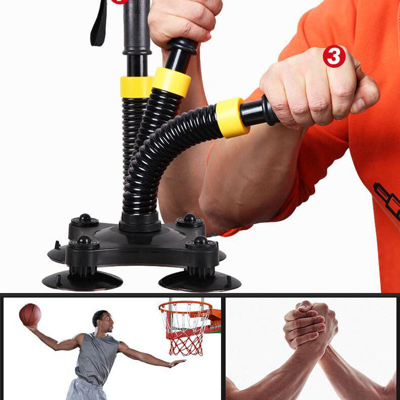 Arm Wrestling Trainer Workout Portable Resistance Spring Bar Forearm Trainer
