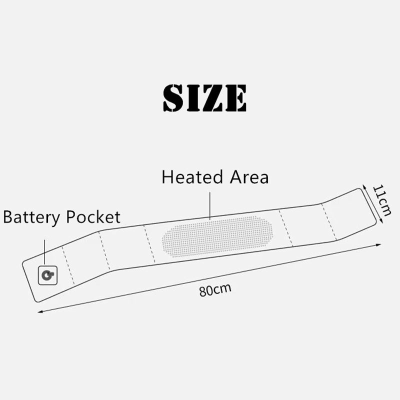 Electric Heated Scarf - Pro Electric Heated Scarf with 3 Heating Levels USB Rechargeable Heating Scarf