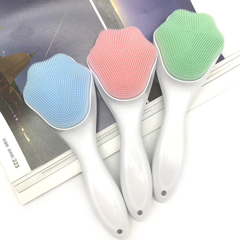 Silicone Face Scrubber – Exfoliating Facial Cleansing Brush for Pores & Blackhead Removal