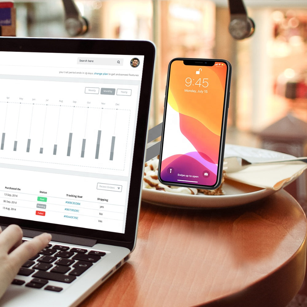 Magnetic Laptop Phone Holder