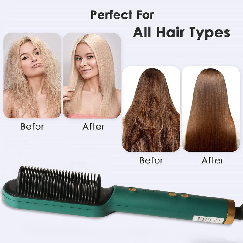 Portable Hair Straightener Brush