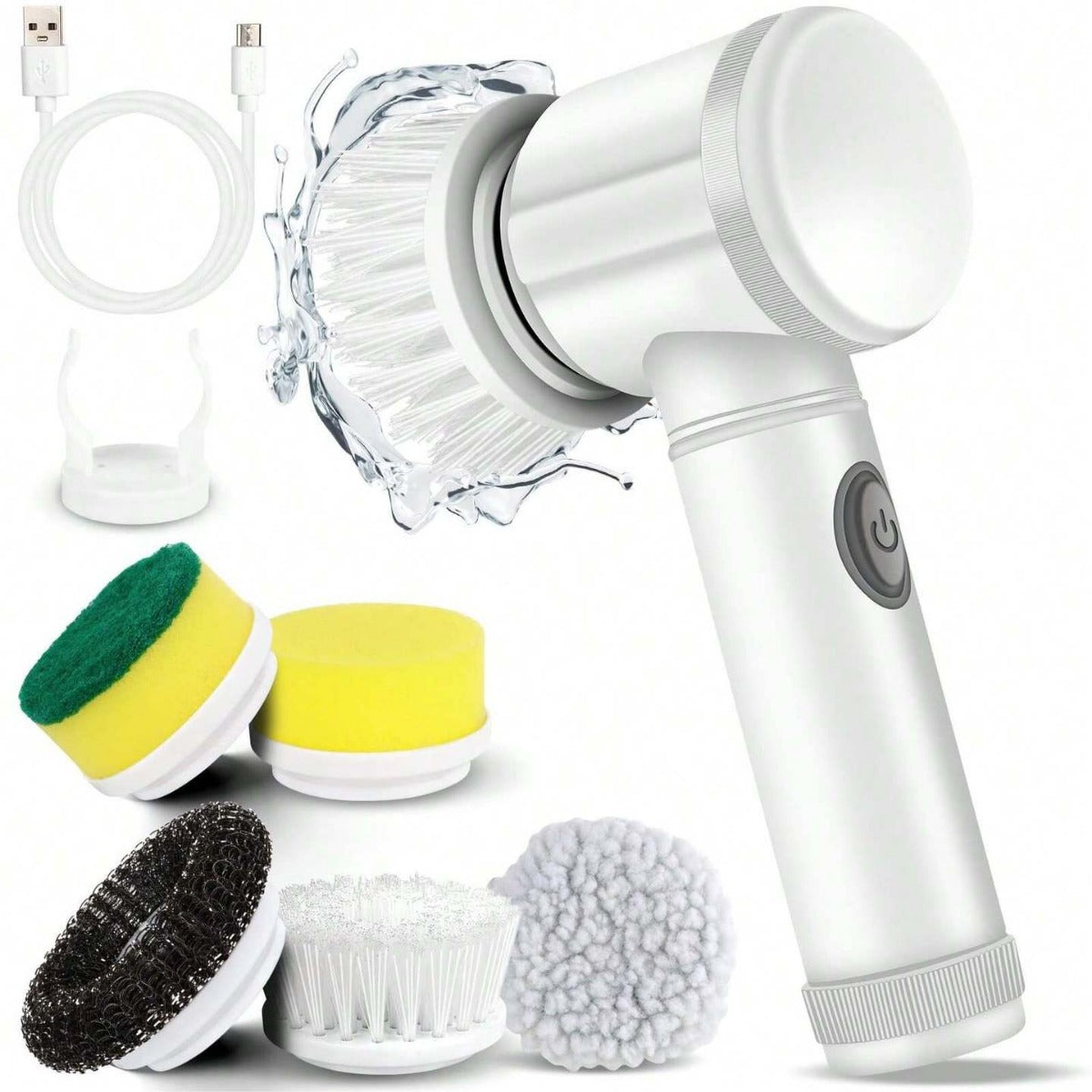 Electric brush cleaner