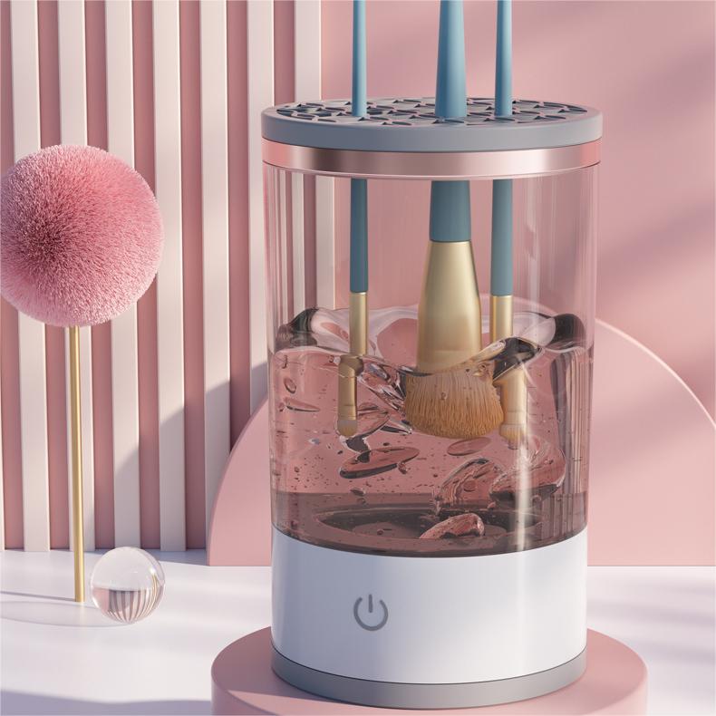 Automatic Makeup Brush Cleaner