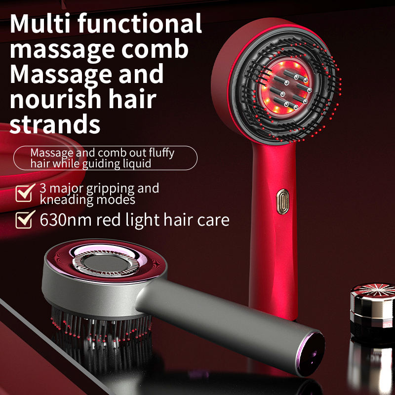 Laser Therapy Hair Growth Comb – Electric Scalp Massager & Hair Oil Applicator Waterproof