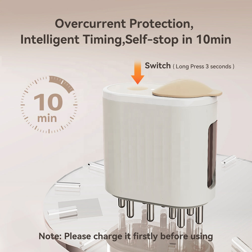 2 in 1 Electric Hair Oil Applicator and Scalp Massager