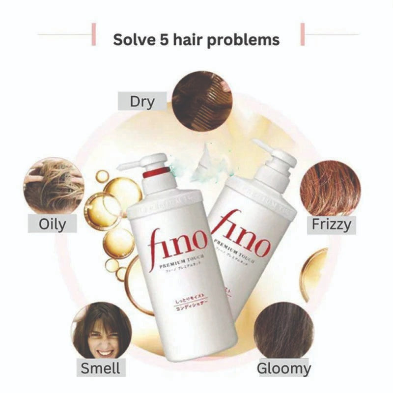 Shampoo and conditioner fino korean